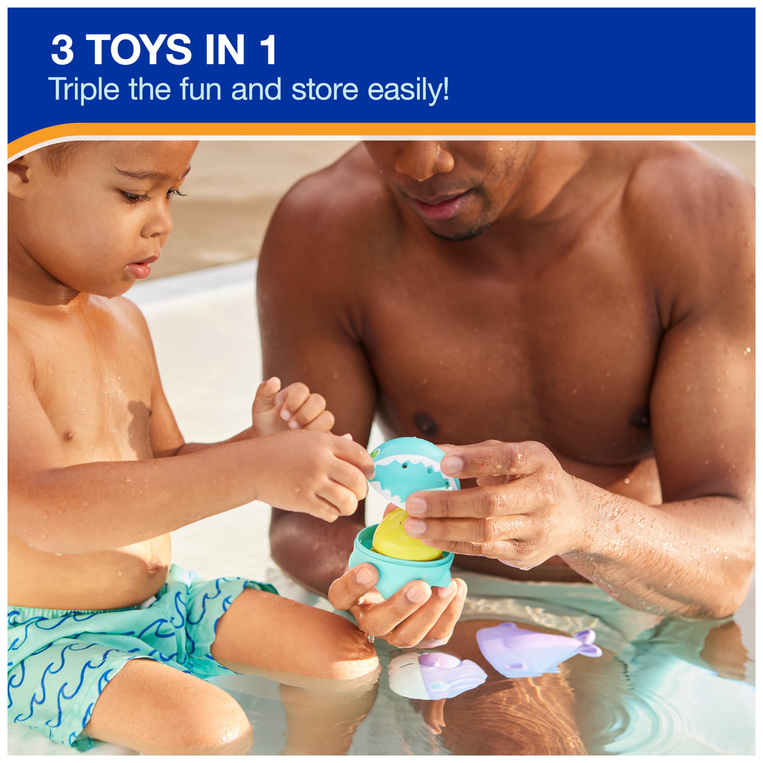 Foto 3 pulgar | Juguete Acuático Swimways Nesting Fish 3 En 1 Para Niños A Partir De 3 Años - Venta Internacional.