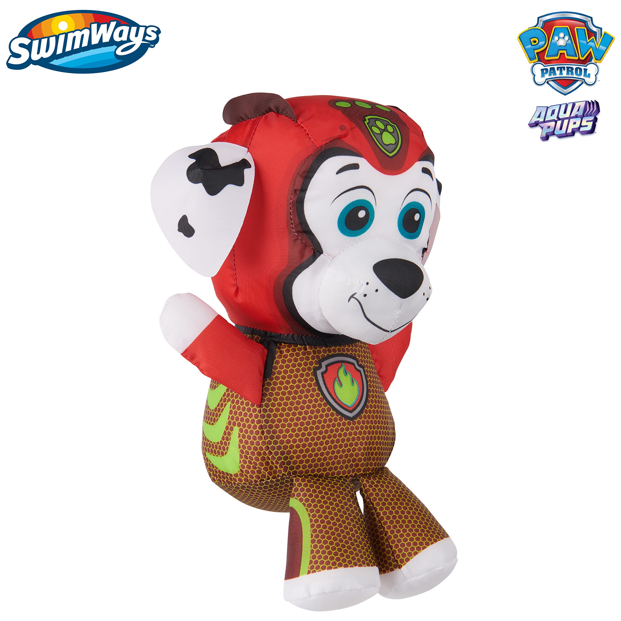 Foto 2 | Swim Huggable Swimways Paw Patrol Aquapups Marshall Para Niños - Venta Internacional.