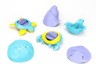 Foto 1 | Set Green Toys De Sea Life, 100% Plástico Reciclado, Apto Para Lavavajillas - Venta Internacional.