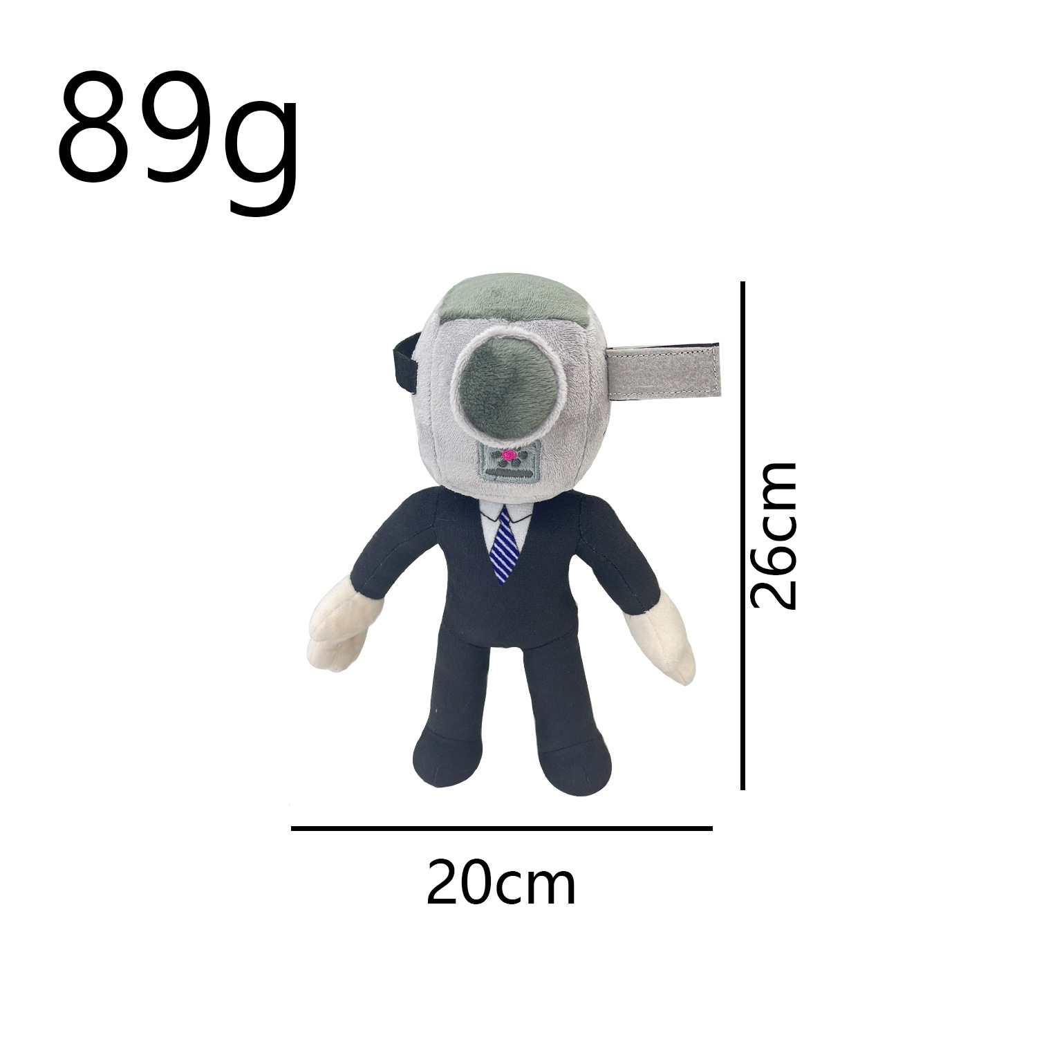 Foto 4 | Plush Toilet Skibidi Toilet Man Con Altavoz, Juego De 4 Piezas - Venta Internacional.