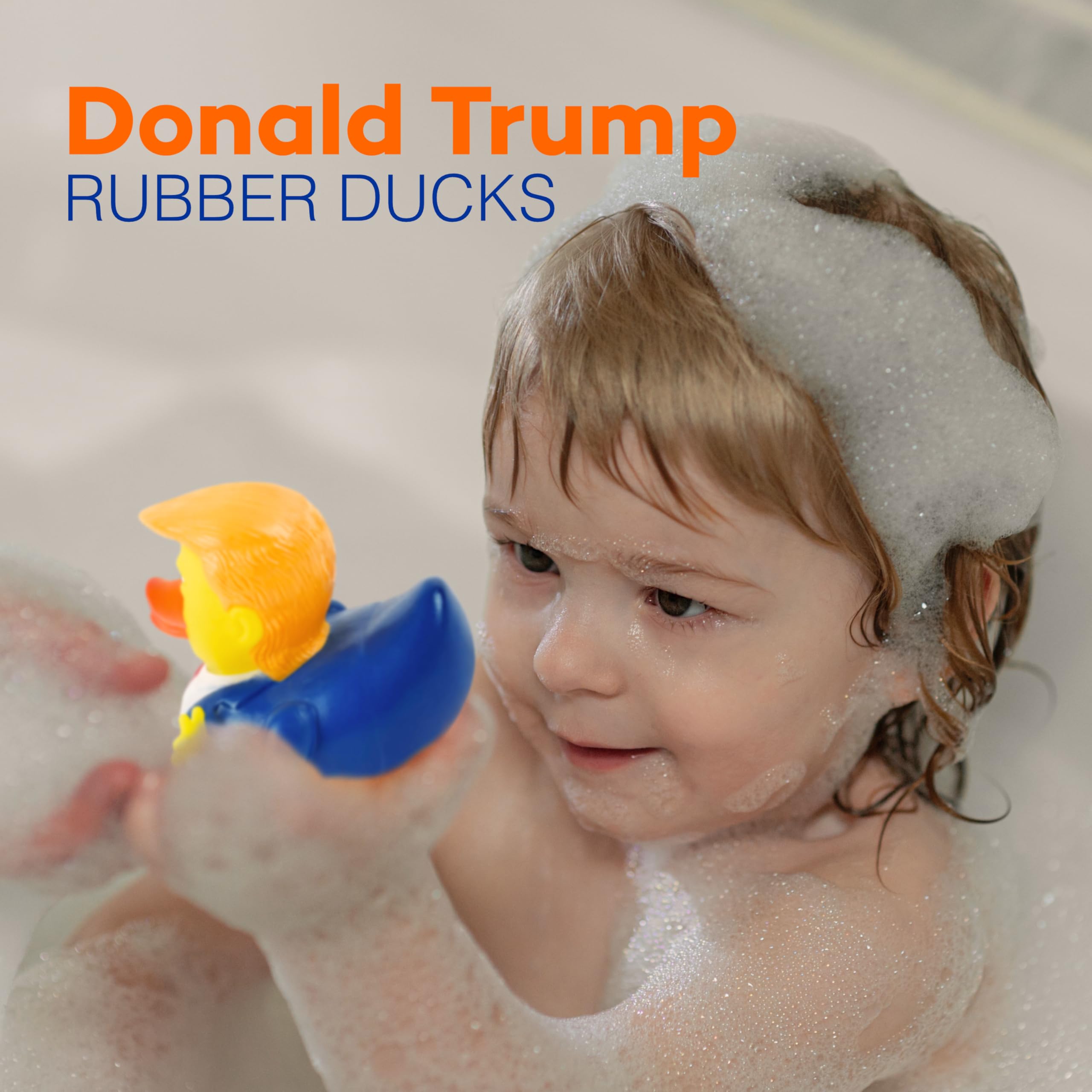 Foto 6 pulgar | Rubber Duck 4e's Novelty Donald Trump 2024 Talla Grande - Venta Internacional.