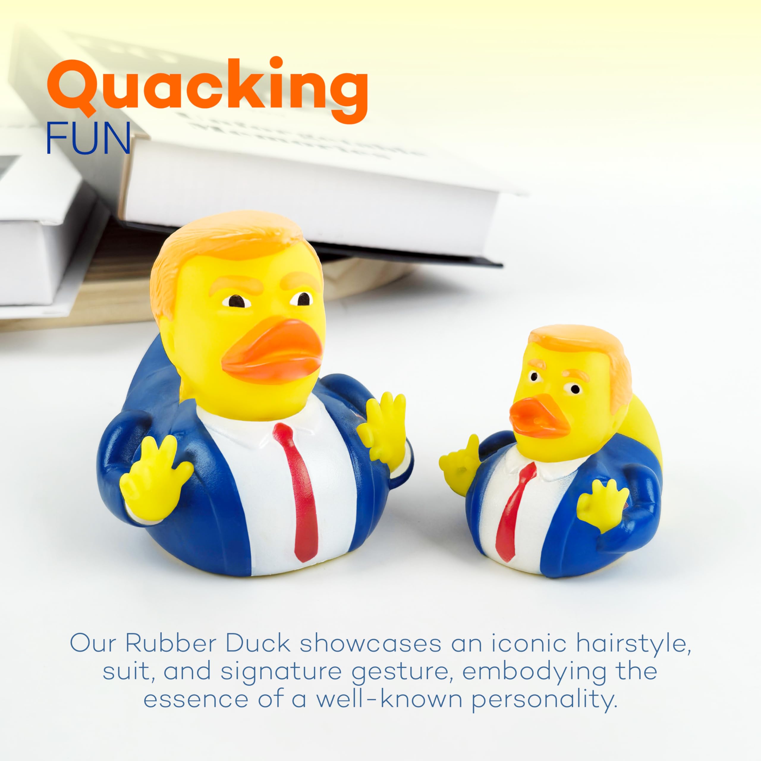 Foto 8 pulgar | Rubber Duck 4e's Novelty Donald Trump 2024 Talla Grande - Venta Internacional.