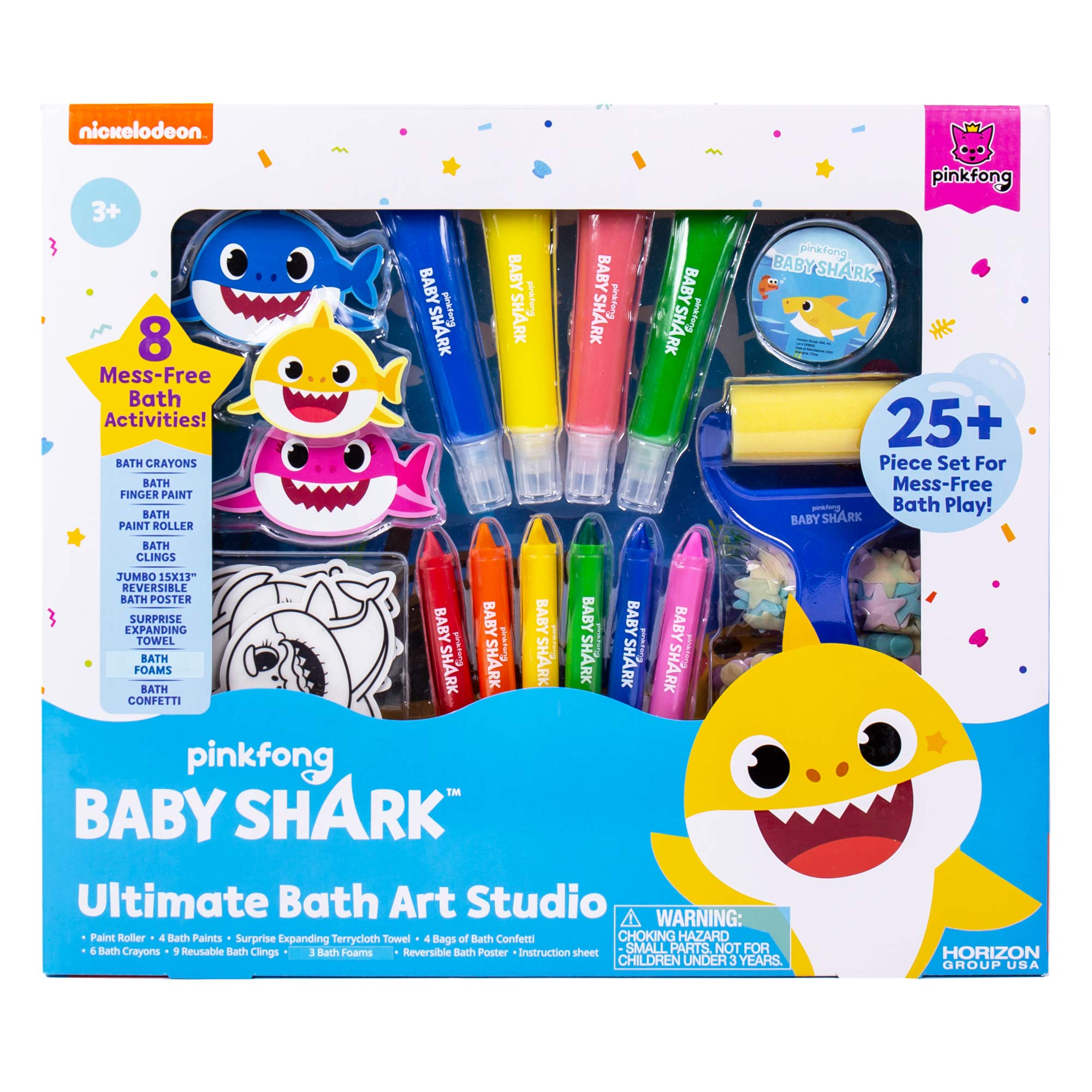 Foto 2 pulgar | Baby Shark Ultimate De Bath Art Studio Con Toalla Y Crayones De Baño - Venta Internacional.