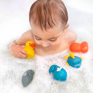 Foto 5 | Bath Toys Battat Bath Buddies, 9 Animales Squirters, 10 Meses O Más - Venta Internacional.