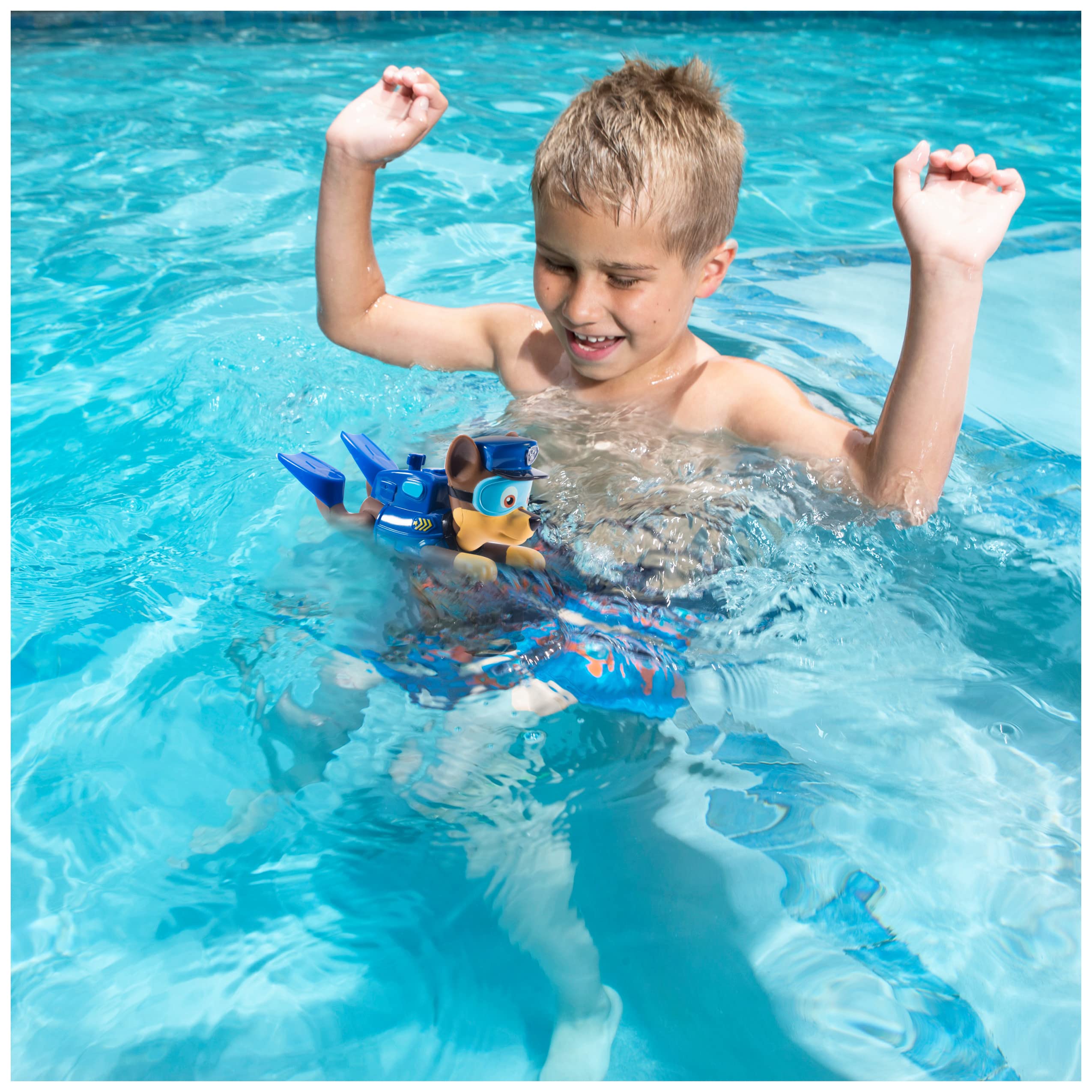 Foto 2 | Pool Toys Swimways Paw Patrol Paddlin' Pups Chase Kids 4 Años O Más - Venta Internacional.