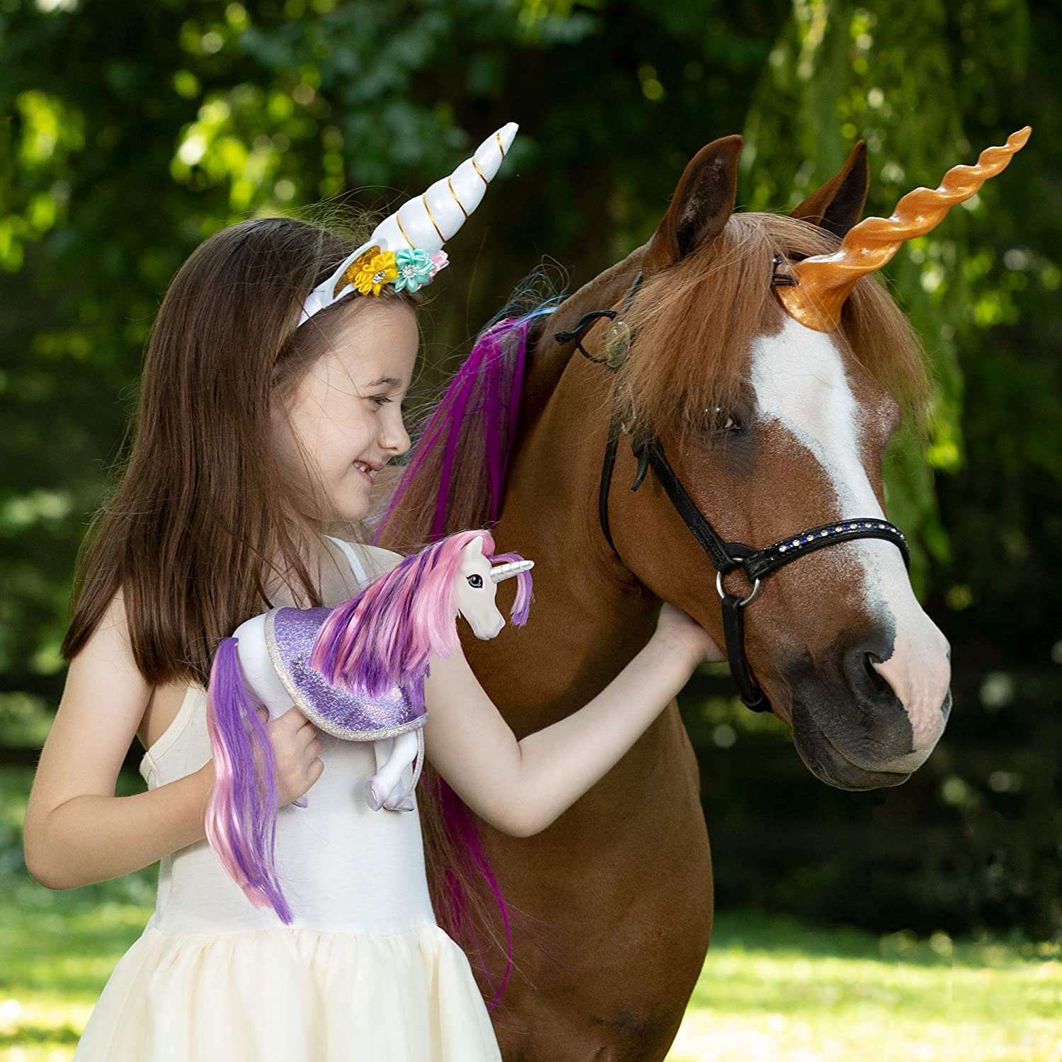 Foto 2 | Juguete De Baño Breyer Horses Que Cambia De Color Luna Unicorn, Más De 3 Años - Venta Internacional.