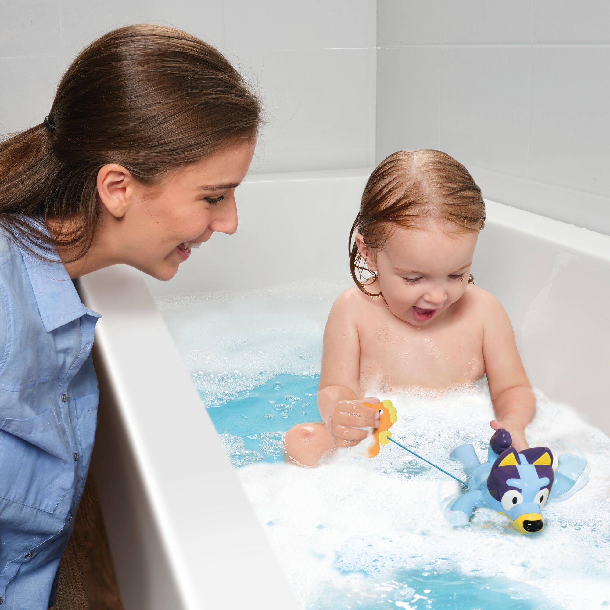 Foto 7 pulgar | Juguete De Baño Tomy Bluey Con Seahorse Baby De 18 Años O Más - Venta Internacional.