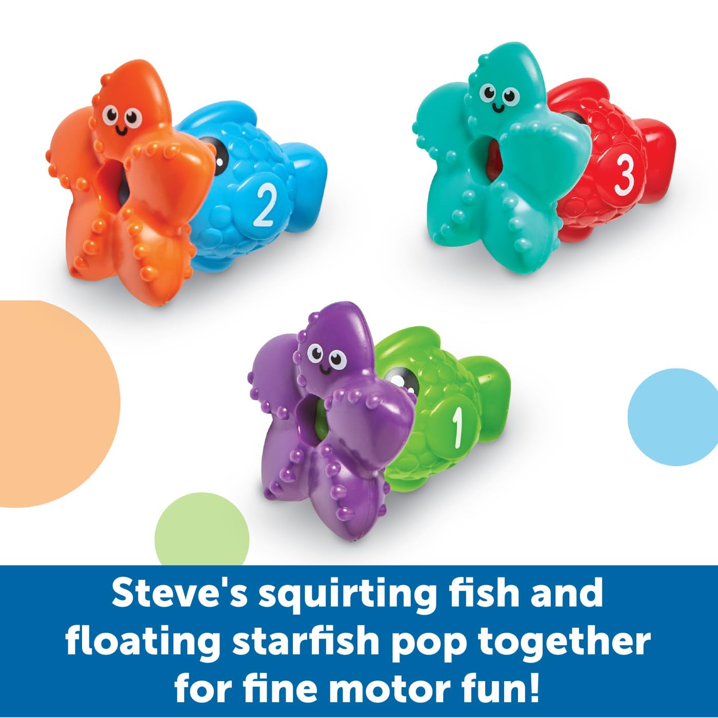 Foto 3 pulgar | Recursos De Aprendizaje Sobre Juguetes Steve The Scoop Y Splash Shark 18m+ - Venta Internacional.