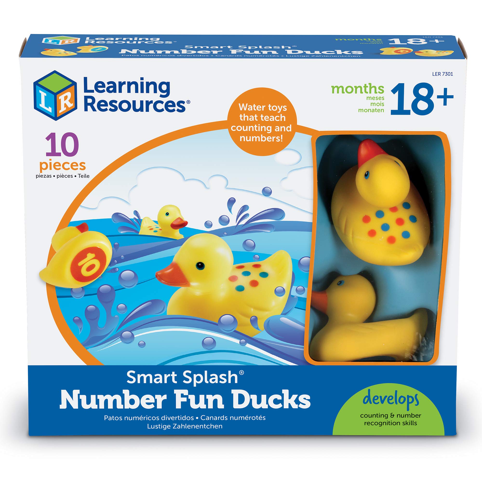Foto 6 pulgar | Toy Learning Resources Number Fun Ducks, 10 Unidades, Más De 18 Meses - Venta Internacional.