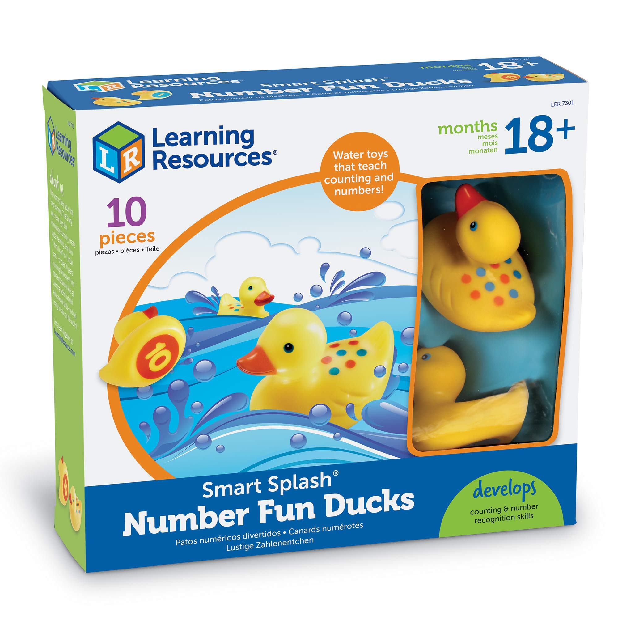 Foto 8 pulgar | Toy Learning Resources Number Fun Ducks, 10 Unidades, Más De 18 Meses - Venta Internacional.