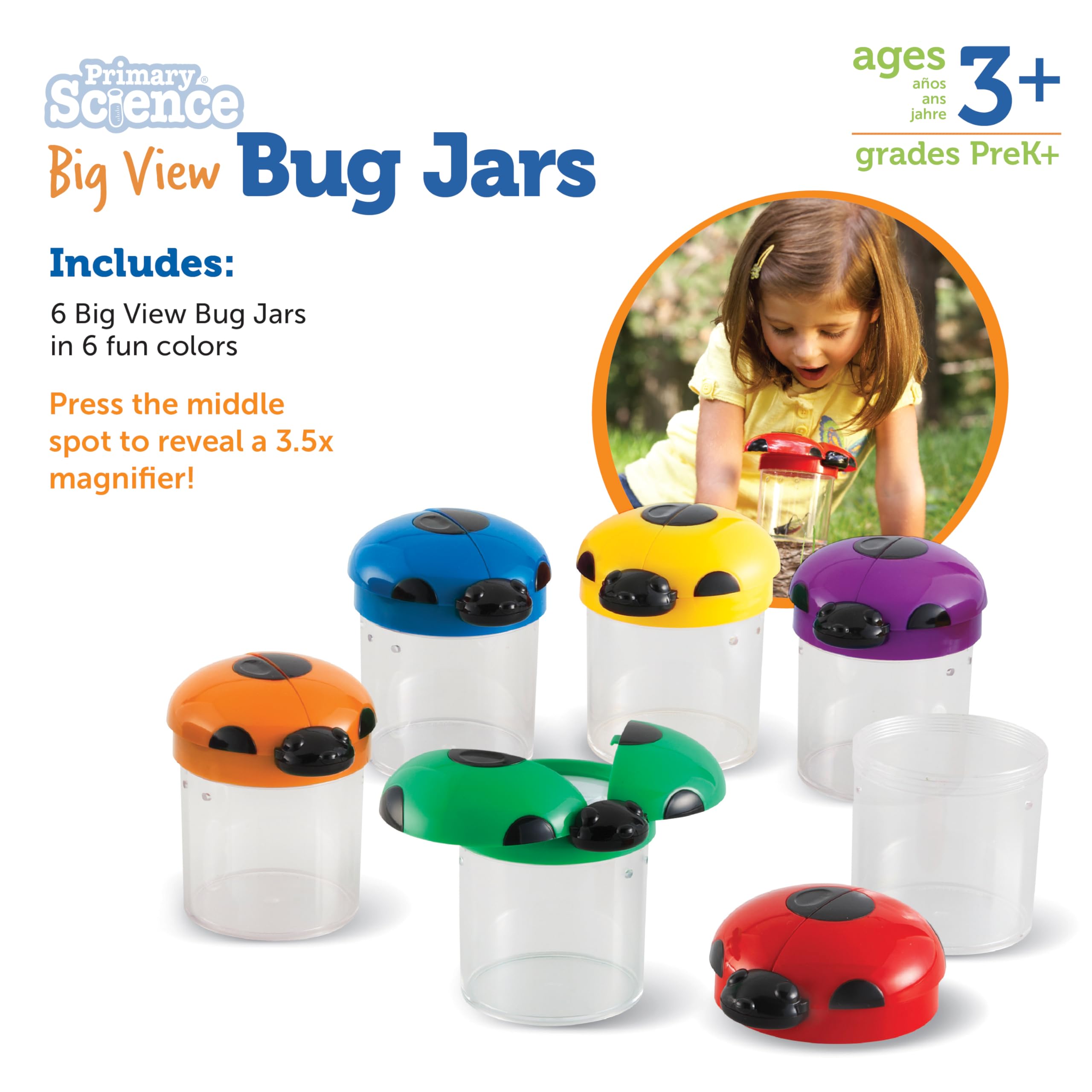 Foto 7 pulgar | Juego De 6 Juguetes Para Exteriores Big View De Bug Jar Learning Resources - Venta Internacional.