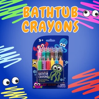 Foto 2 | Crayones Para Bañera Scs Direct Super Set De 12 Con Bolsa De Almacenamiento - Venta Internacional.