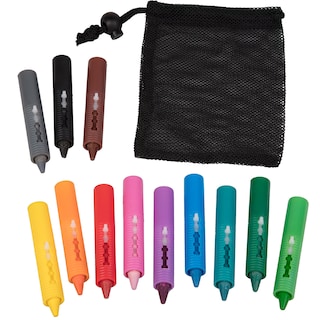 Foto 6 | Crayones Para Bañera Scs Direct Super Set De 12 Con Bolsa De Almacenamiento - Venta Internacional.