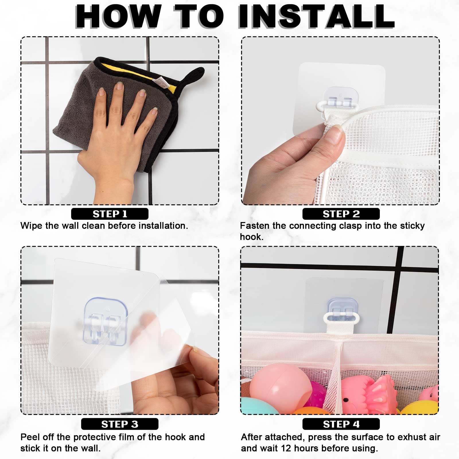 Foto 7 pulgar | Organizador de Juguetes De Baño Austion Original Con 3 Compartimentos, Mejora - Venta Internacional