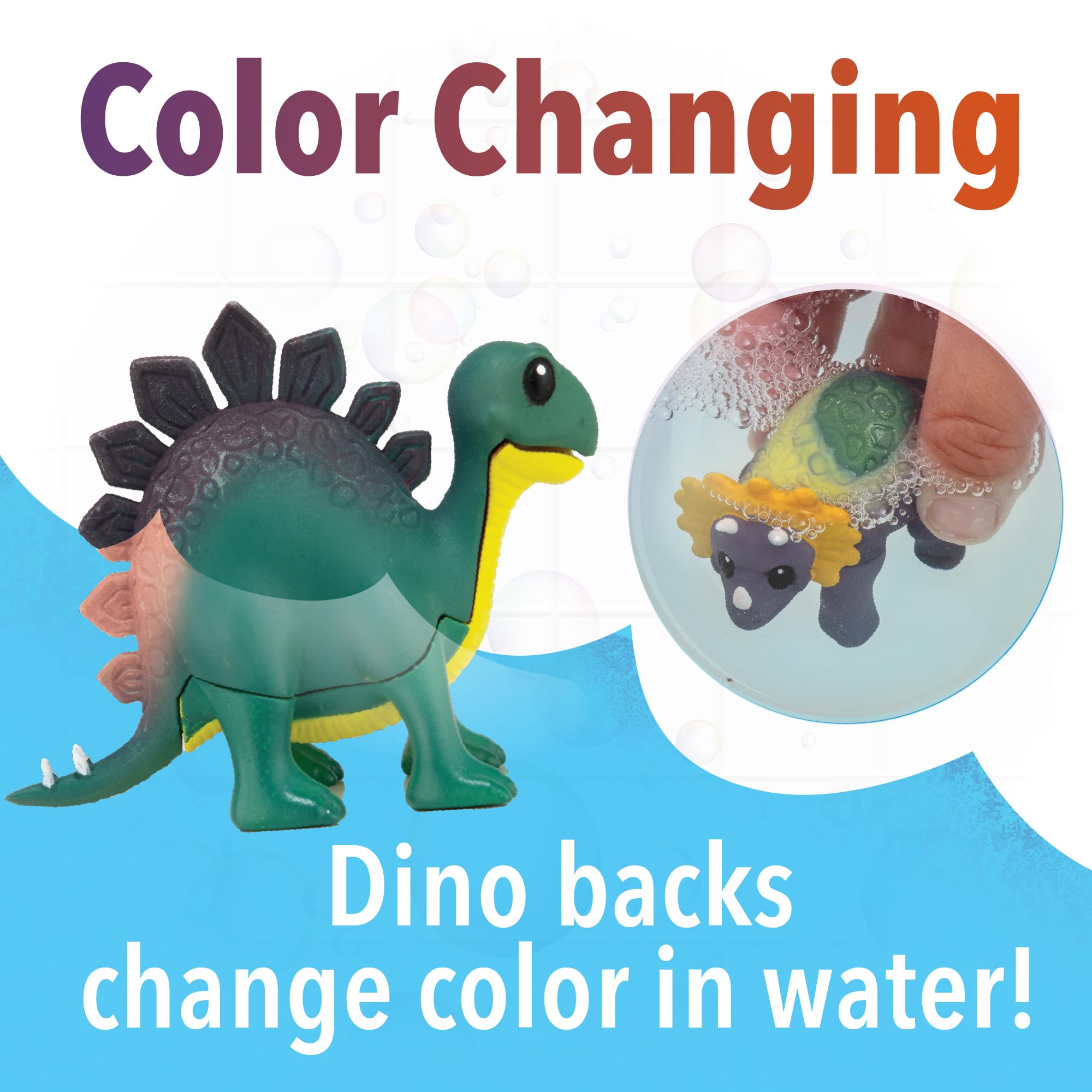 Foto 5 pulgar | Juguete De Baño Mindware Dinosaur Color Splash Water Park 3+ - Venta Internacional.