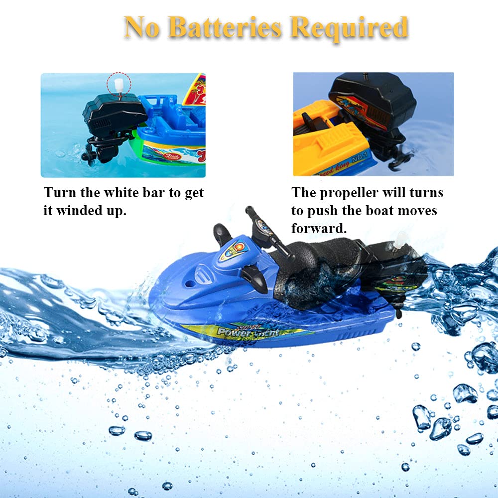 Foto 5 pulgar | Set De Juguetes Windup Boat Nextake Windup Boat Ship Water Bath - Venta Internacional.