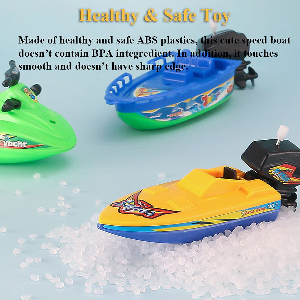 Foto 6 pulgar | Set De Juguetes Windup Boat Nextake Windup Boat Ship Water Bath - Venta Internacional.