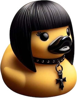 Foto 1 | Juguete De Baño Coleccionable Rubber Duck Gothic Girl Para Adultos - Venta Internacional.