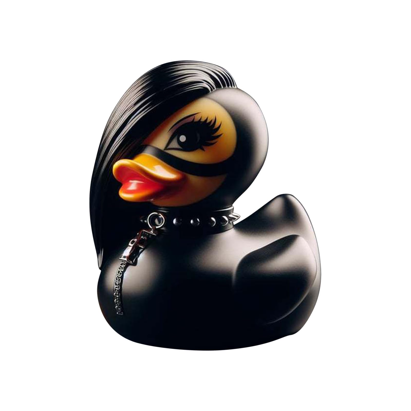 Rubber Duck Lady Valentina, Coleccionable De Punk Rock Gótico Oscuro - Venta Internacional.