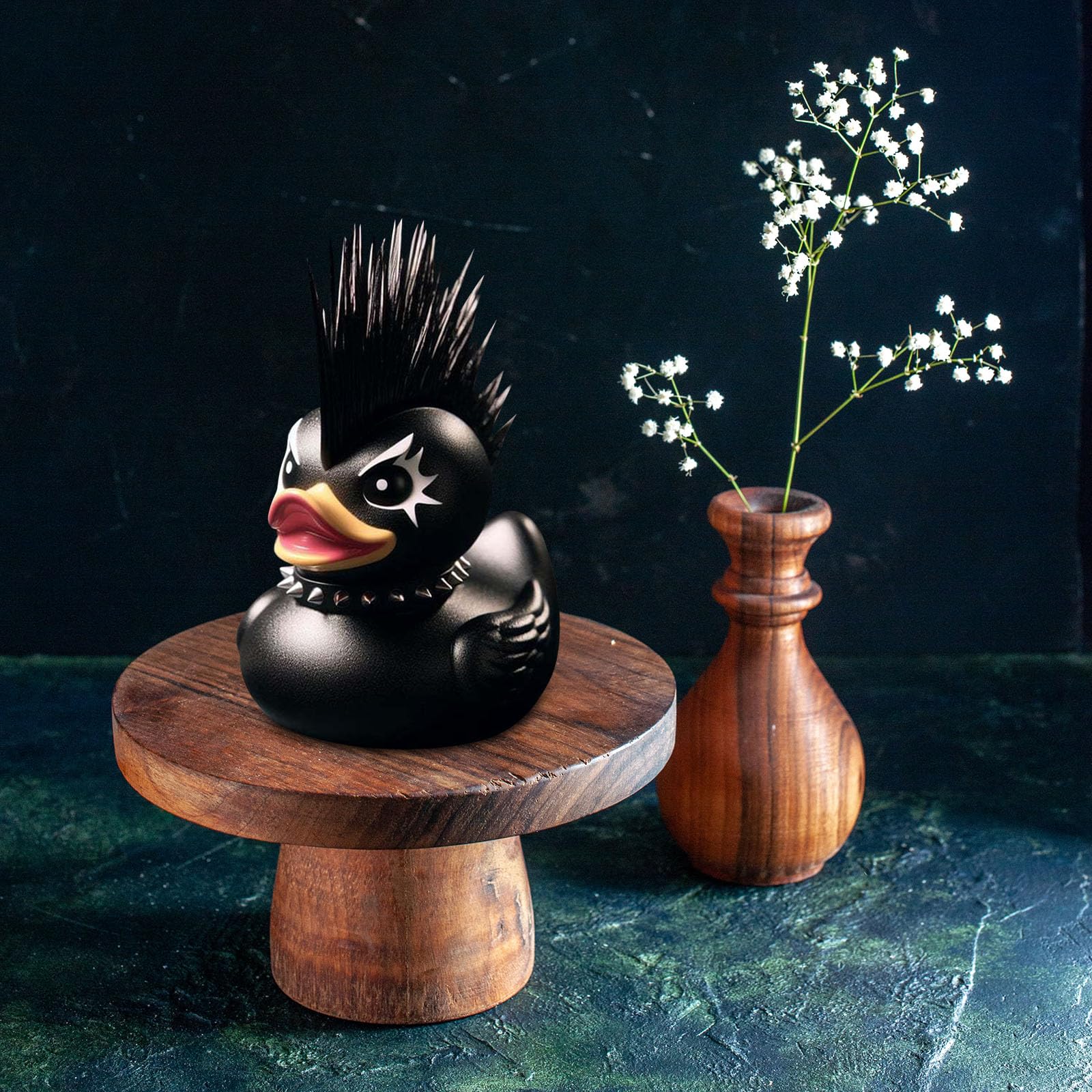 Foto 4 pulgar | Juguete De Baño Coleccionable Rubber Duck Death Rock Duck Dark Small - Venta Internacional.
