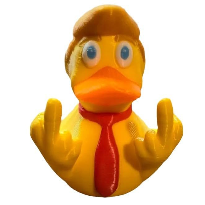 Foto 6 pulgar | Divertido Patrón De Bandera Estadounidense Con El Dedo Medio De Un Pato De Goma Para Decoración De Coches - Ve