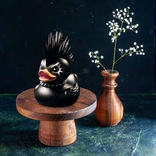 Foto 3 | Juguete De Baño Coleccionable Rubber Duck Death Rock Duck Dark - Venta Internacional.