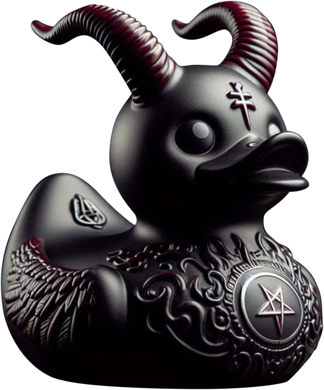 Juguete De Baño Rubber Duck Satan Gothic Punk Rock Coleccionable - Venta Internacional.