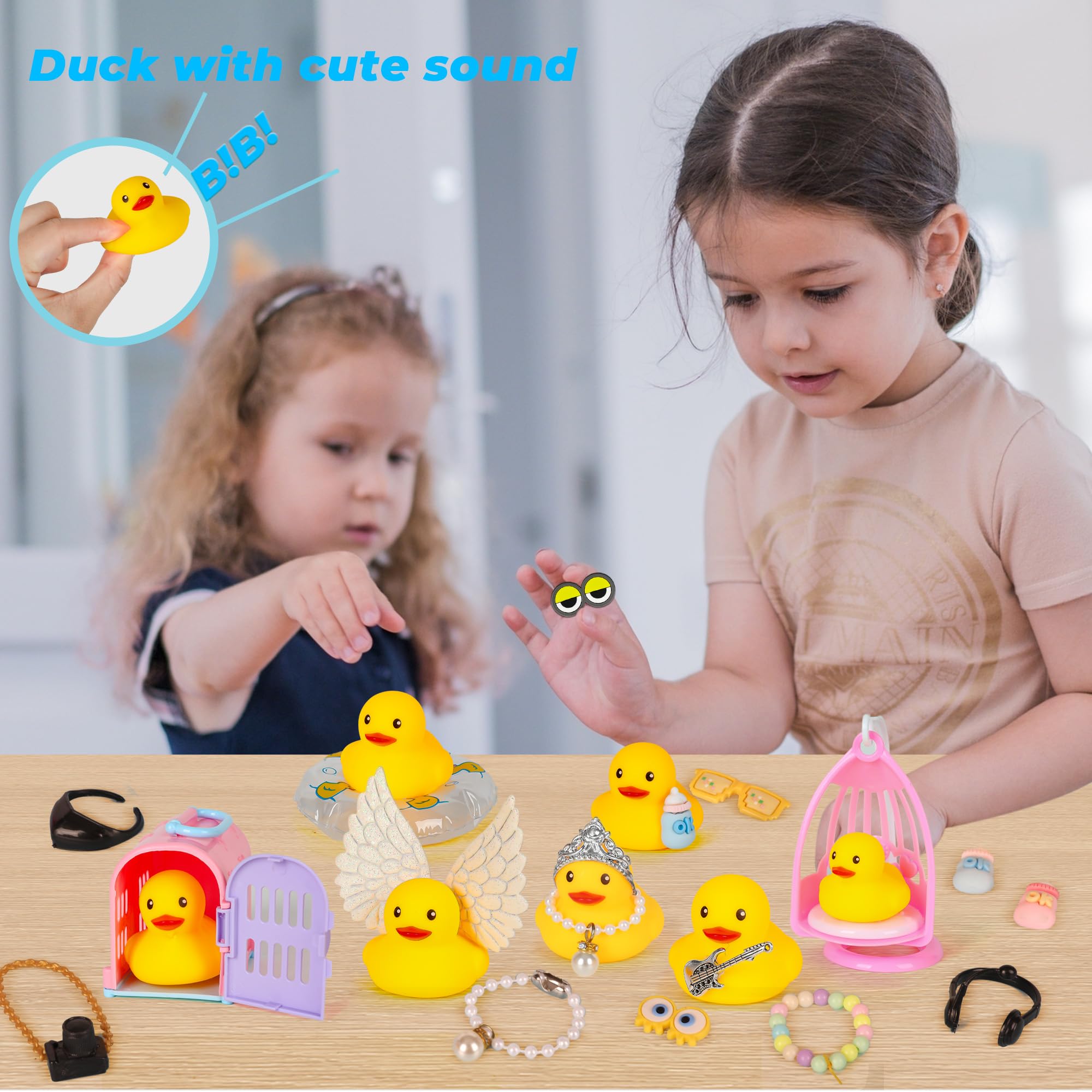 Foto 6 pulgar | Juego De Juguetes Rubber Ducks, 72 Piezas, Para Baño Con Accesorios Para Niños - Venta Internacional.