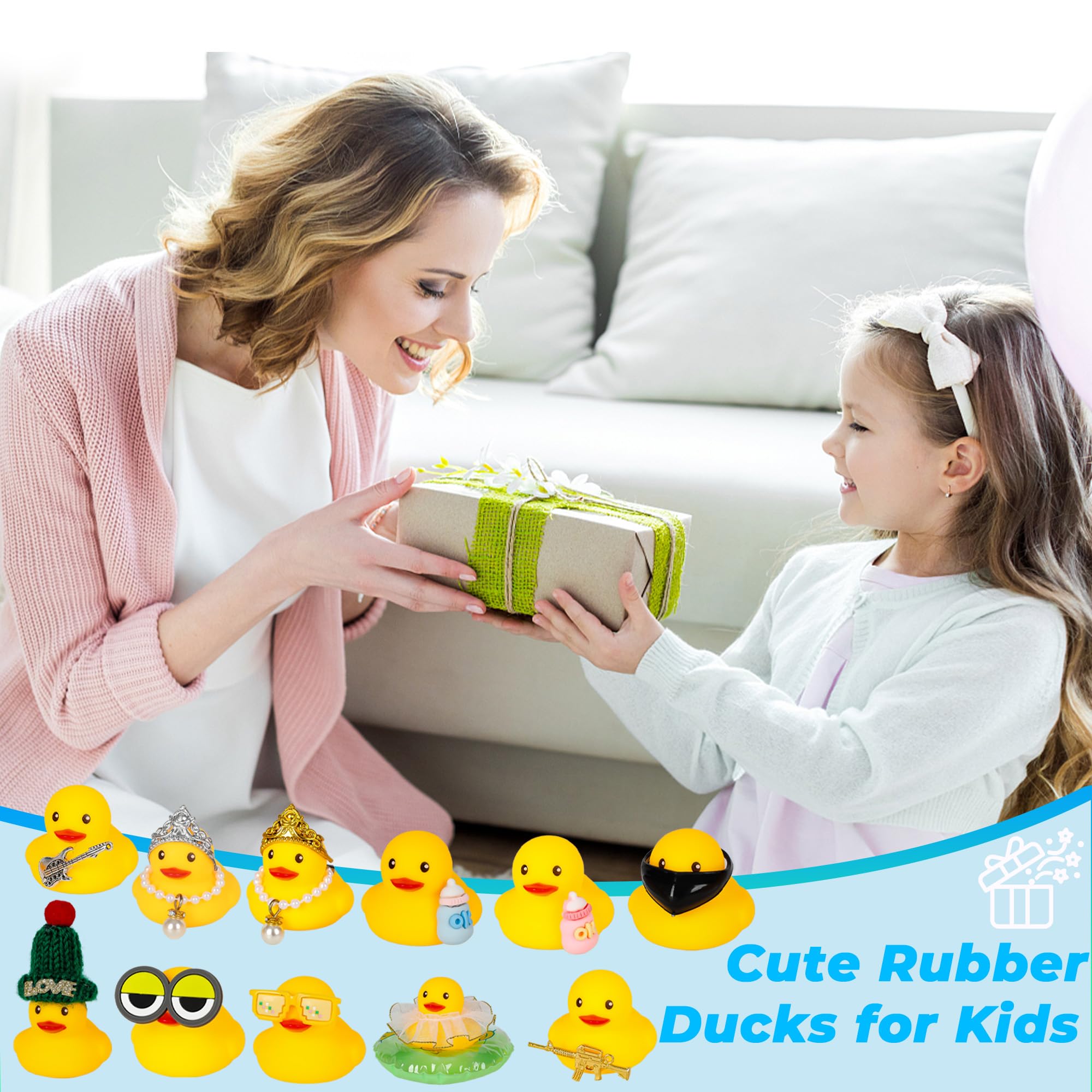 Foto 8 pulgar | Juego De Juguetes Rubber Ducks, 72 Piezas, Para Baño Con Accesorios Para Niños - Venta Internacional.