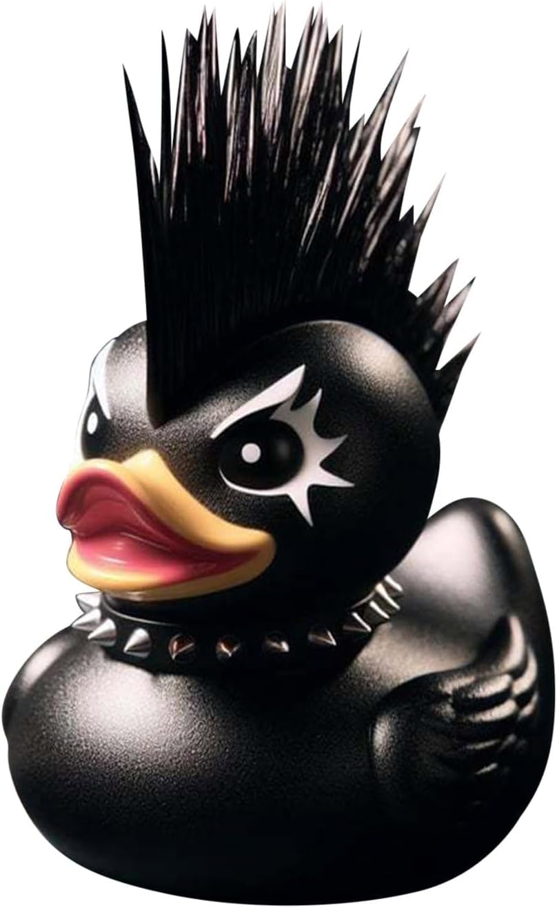 Juguete De Baño Coleccionable Rubber Duck Death Rock Duck Dark - Venta Internacional.