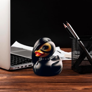 Foto 2 | Rubber Duck Lady Valentina, Coleccionable De Punk Rock Gótico Oscuro - Venta Internacional.