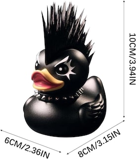 Foto 4 | Rubber Duck Lady Valentina, Coleccionable De Punk Rock Gótico Oscuro - Venta Internacional.