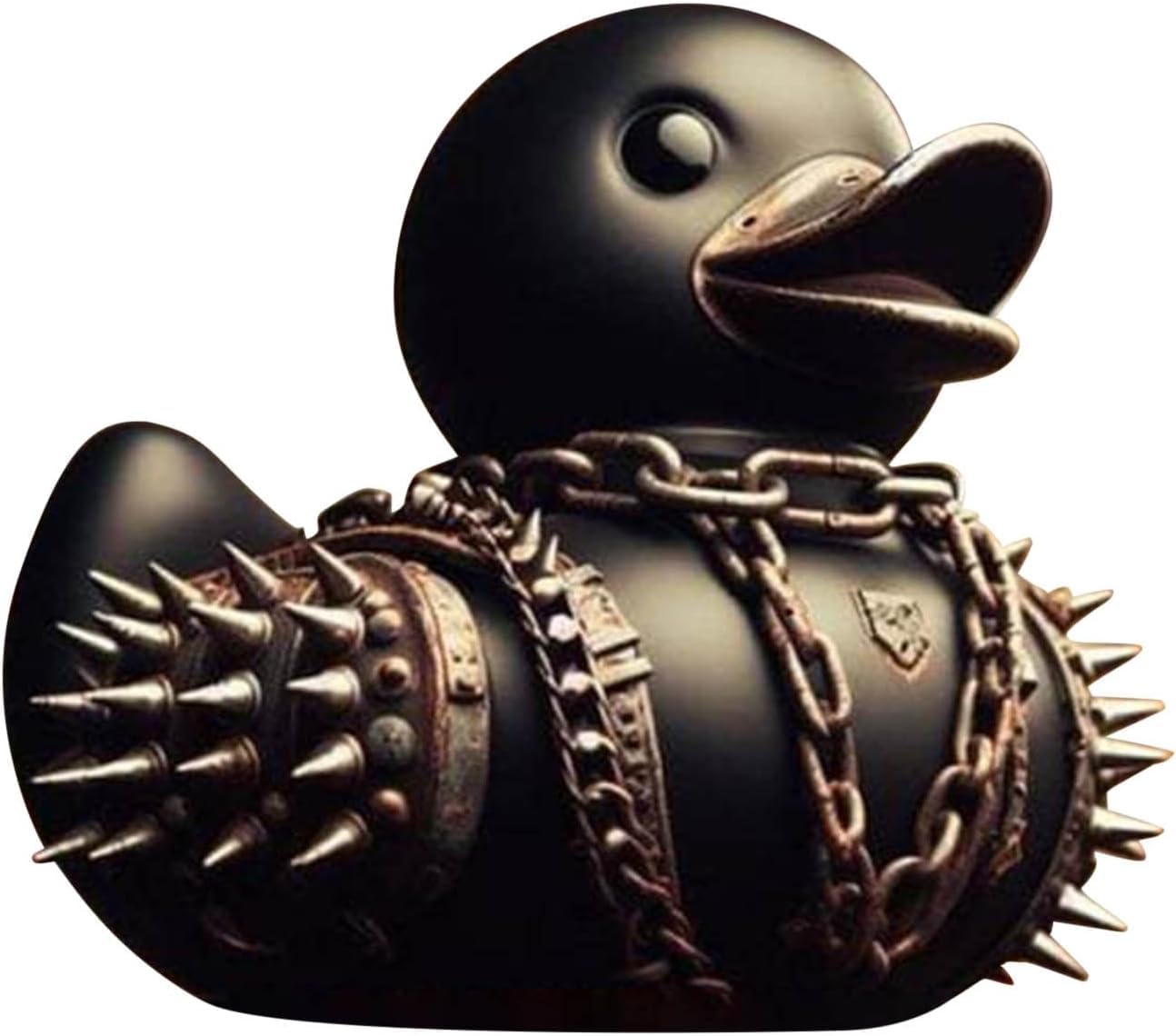 Juguete De Baño Coleccionable Rubber Duck De Estilo Gótico Punk Oscuro - Venta Internacional.