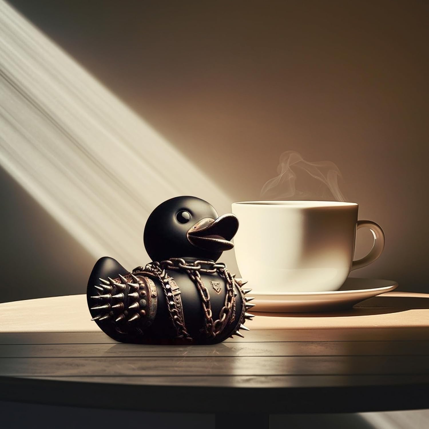 Foto 4 pulgar | Juguete De Baño Coleccionable Rubber Duck De Estilo Gótico Punk Oscuro - Venta Internacional.