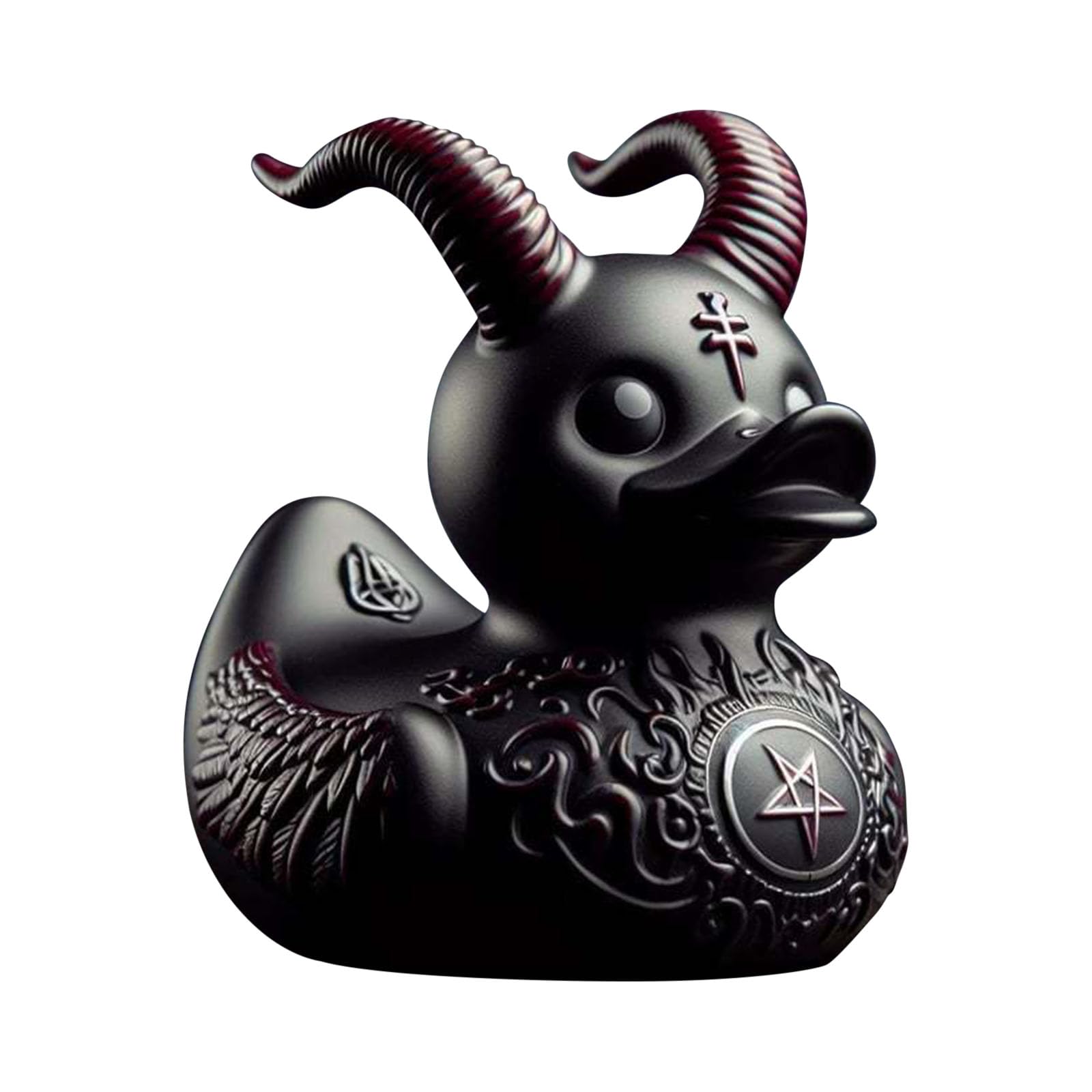 Juguete De Baño Rubber Duck Satan Gothic Punk Rock Coleccionable - Venta Internacional.