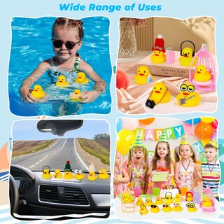 Foto 4 | Juego De Juguetes Rubber Ducks, 72 Piezas, Para Baño Con Accesorios Para Niños - Venta Internacional.