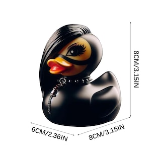 Foto 5 | Rubber Duck Lady Valentina, Coleccionable De Punk Rock Gótico Oscuro - Venta Internacional.