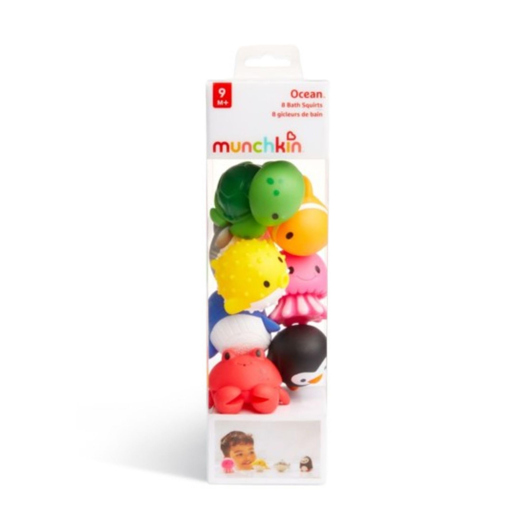 Foto 4 pulgar | Juguete De Baño Munchkin Ocean Squirts, Paquete De 8, Para Más De 9 Meses - Venta Internacional.