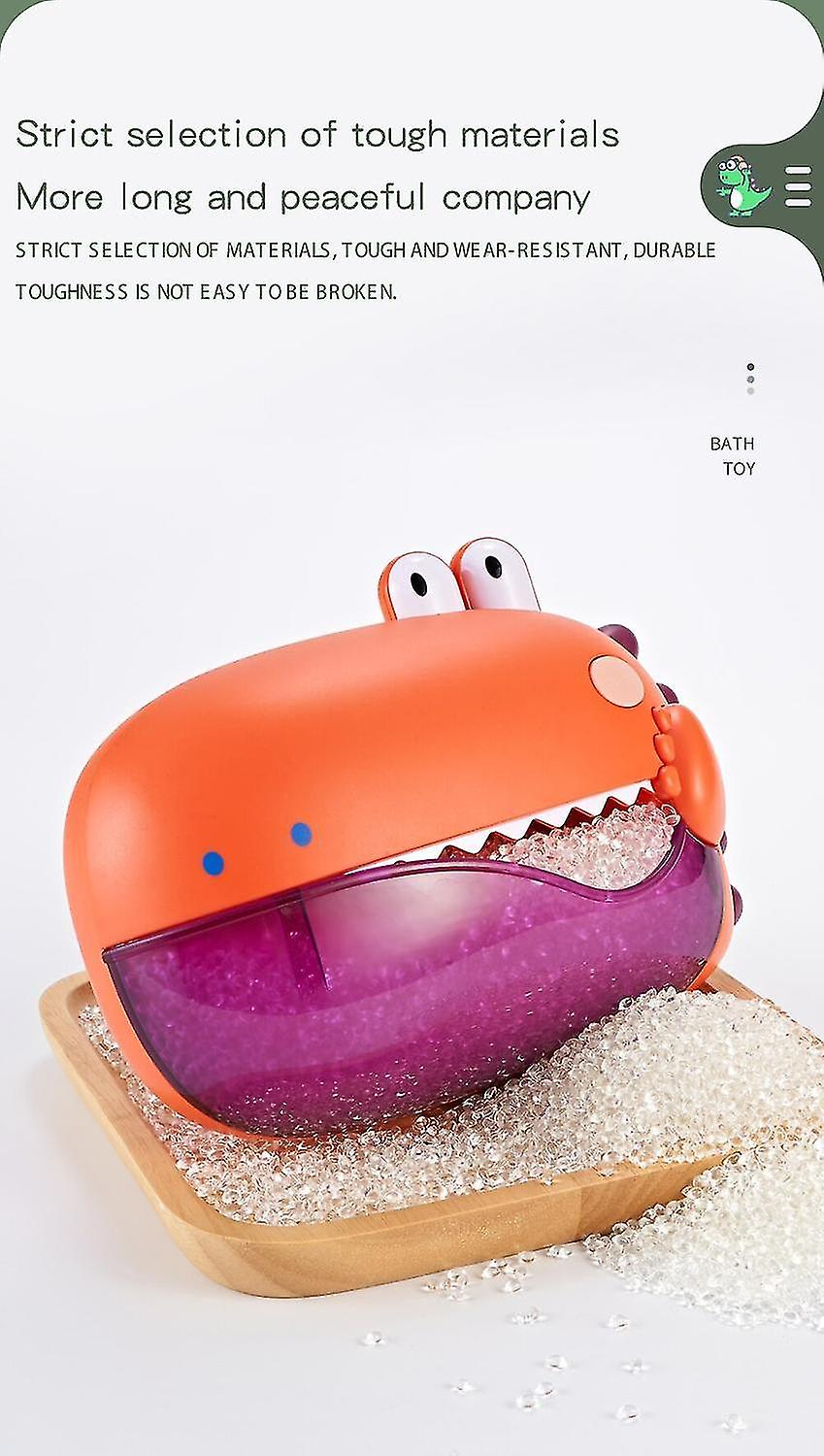 Foto 4 pulgar | Máquina De Burbujas De Dinosaurio Huoguo De Juguete Para Bebés - Venta Internacional.