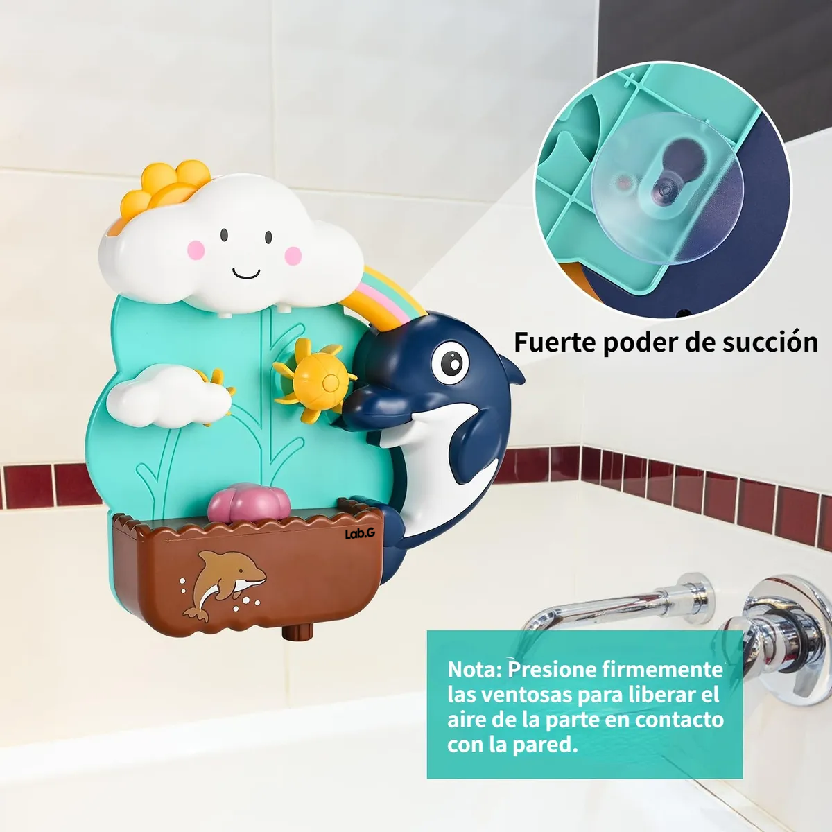 Foto 4 | Juguetes Bebé Lab.g Delfin Nube 3pz Multicolor