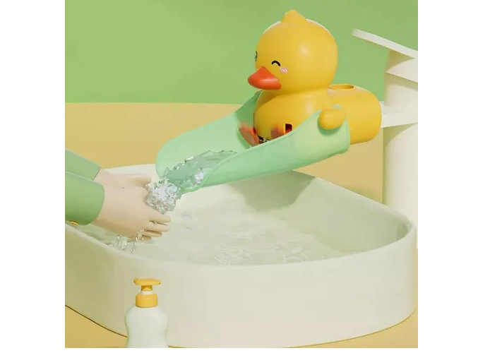 Foto 4 pulgar | Xtellar Extensión De Grifo Para Niños Atractivo Y Funcional Con Diseño Patito