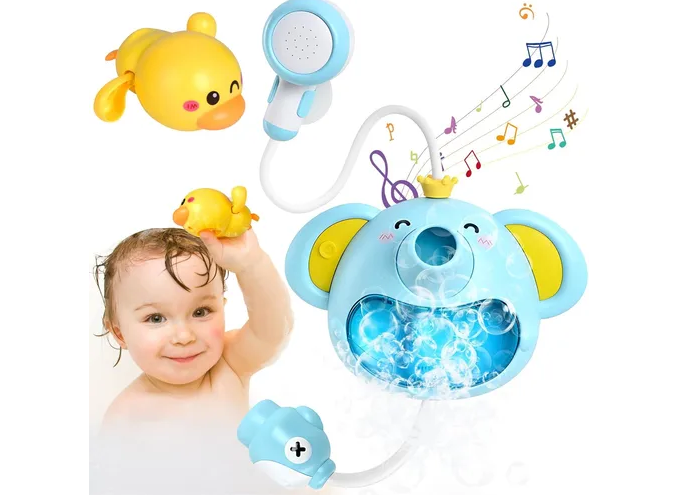 Set De Juguetes Educativos Xtellar Y Regadera Interactiva Para Baño De Bebés
