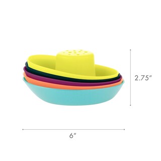 Foto 6 | Juego De Botes Apilables Boon Fleet Para Bebés, 5 Unidades, 10 M O Más - Venta Internacional.