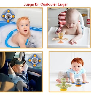 Foto 3 | Juguetes de Baño Giratorios para Bebés 5 Piezas