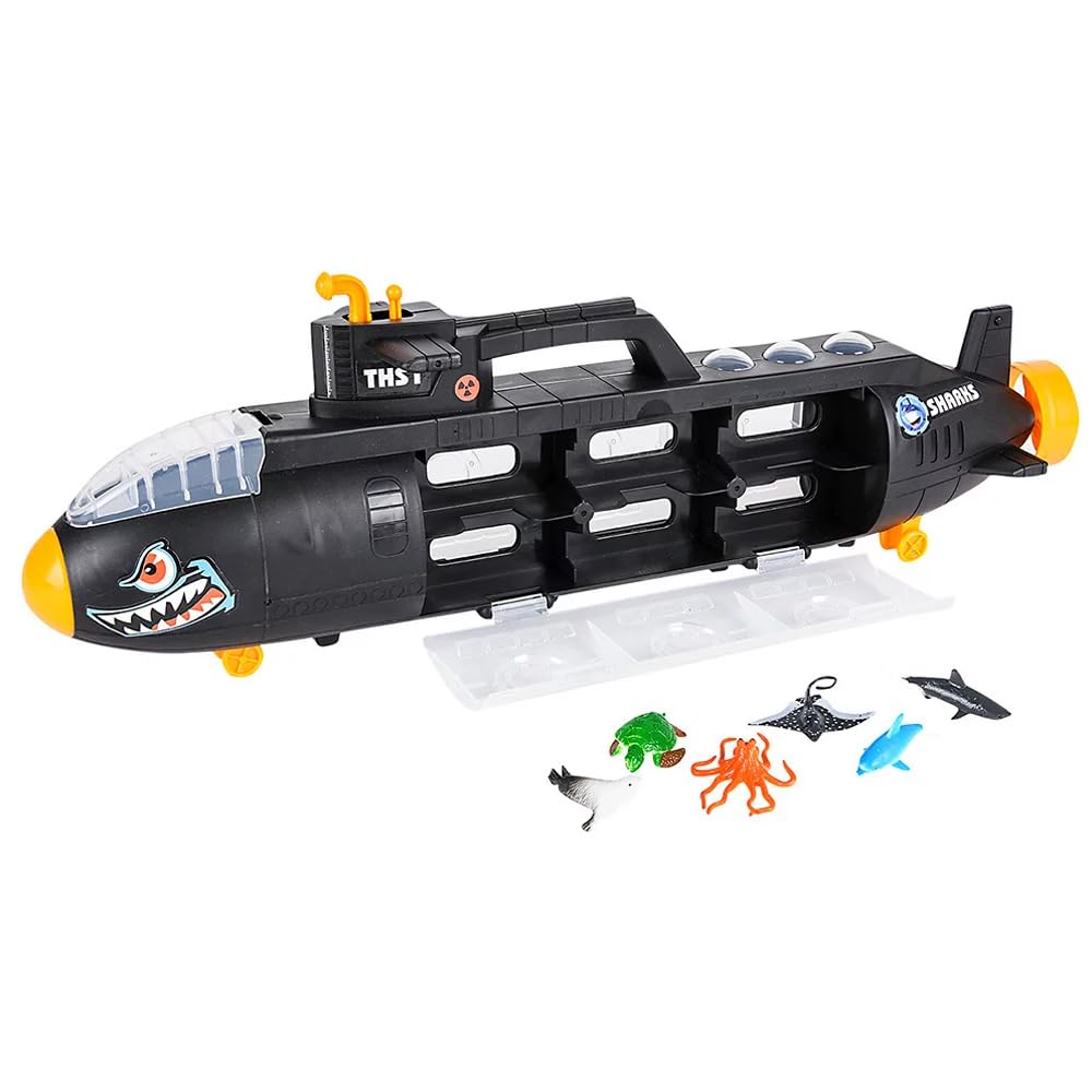 Foto 5 pulgar | Submarino De Juguete Rhode Island Novelty Aquatic Discovery Con Animales - Venta Internacional.