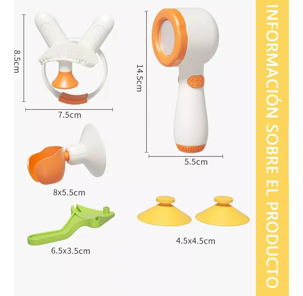 Foto 6 pulgar | Regadera Baño para Bebes Belug