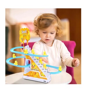 Foto 3 | Juguetes De Escalada Para Patos Pequeños Eléctrico Amarillo/azul