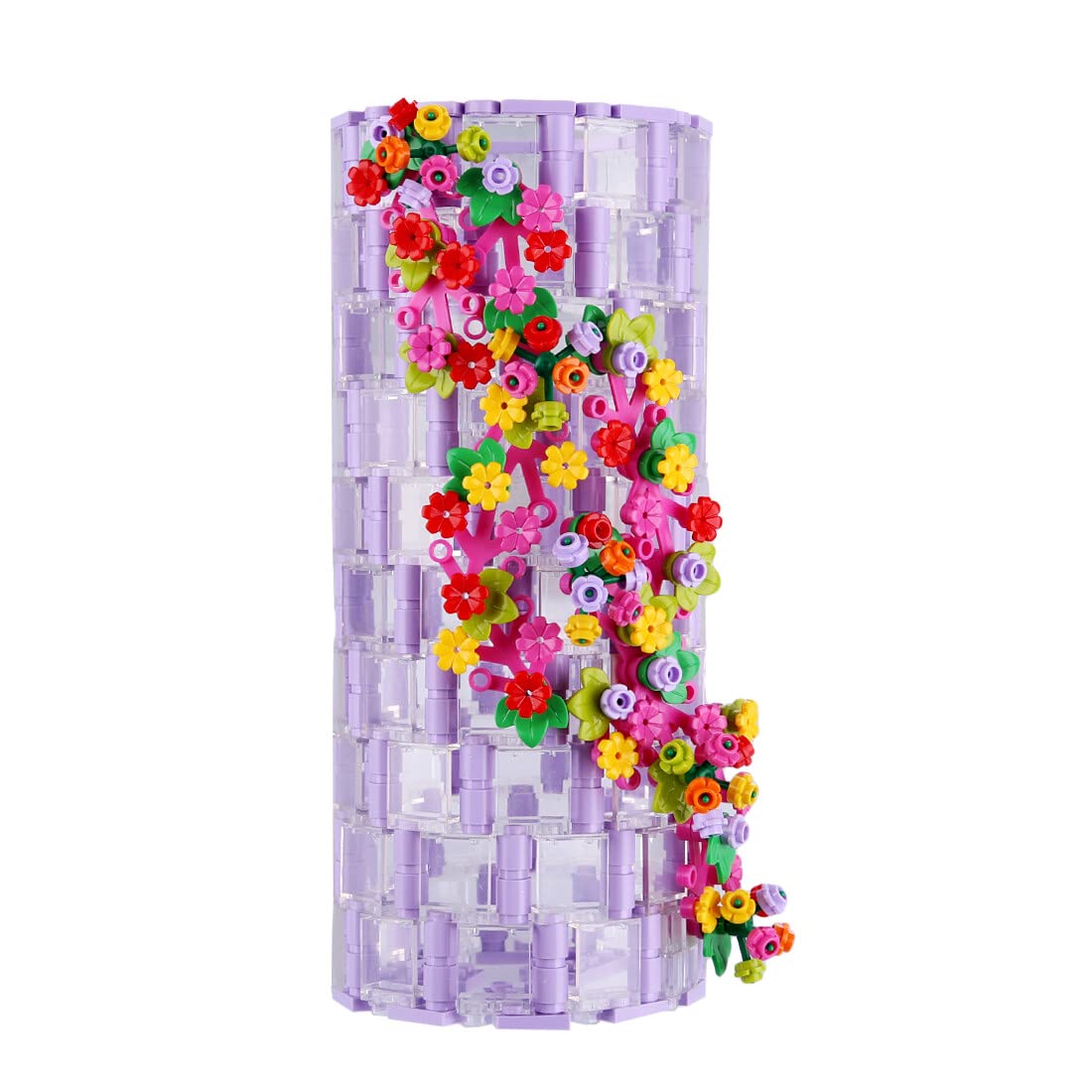 Foto 1 | Kit De Construcción De Floreros Botanical Diy, 473 Piezas Con Jarrón Transparente - Venta Internacional.