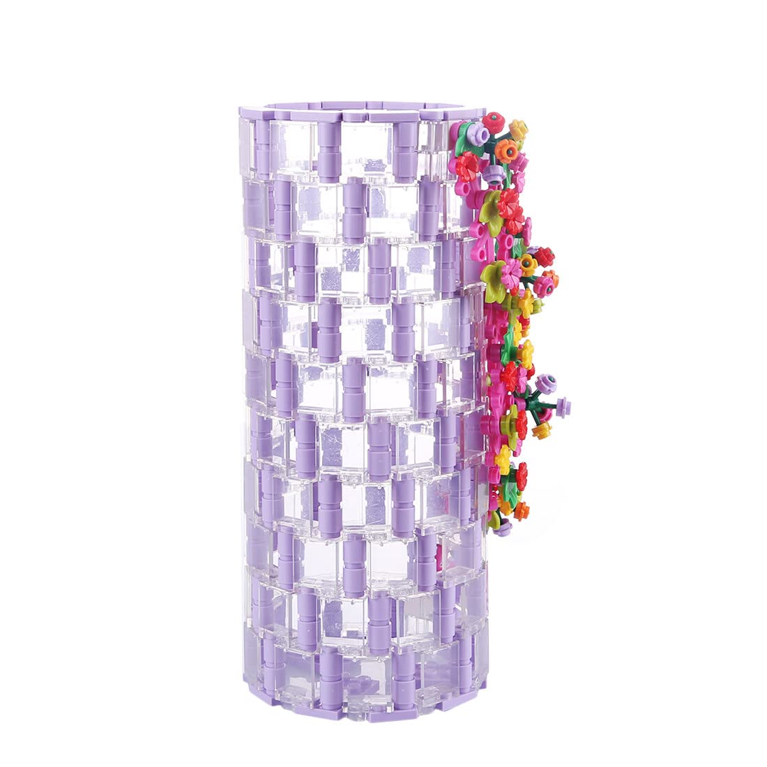 Foto 4 pulgar | Kit De Construcción De Floreros Botanical Diy, 473 Piezas Con Jarrón Transparente - Venta Internacional.