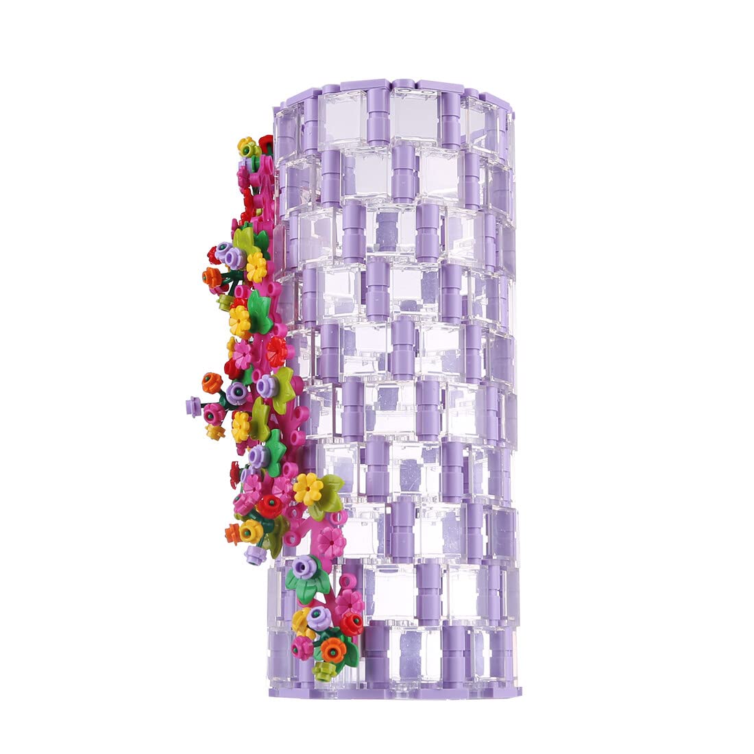 Foto 5 | Kit De Construcción De Floreros Botanical Diy, 473 Piezas Con Jarrón Transparente - Venta Internacional.